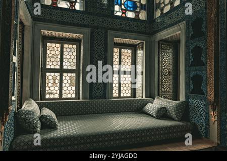 Topkapi Palast Innendekoration Istanbul Türkei Stockfoto