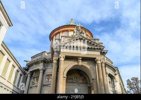 Bergamo, Italien. Die Kirche Santa Maria Immacolata delle Grazie Stockfoto