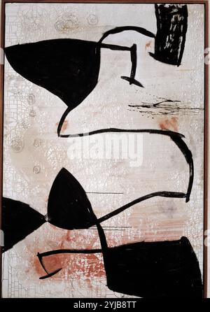 MIRO, Joan. PINTOR ESPAÑOL. BARCELONA 1893 - 1983. "SIN TITULO "OLEO SOBRE LIENZO AÑO 1972. Fundación Joan Miro. PALMA DE MALLORCA. Stockfoto
