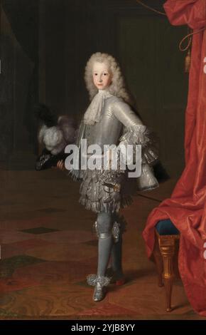 Michel-Ange Houasse / "Louis I., Prinz von Asturien", 1717, Französische Schule, Öl auf Leinwand, 172 cm x 112 cm, P02387. MUSEUM: MUSEO DEL PRADO, MADRID, SPANIEN. Stockfoto