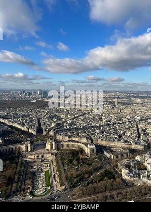 Blick von der Eiffelturm Stockfoto