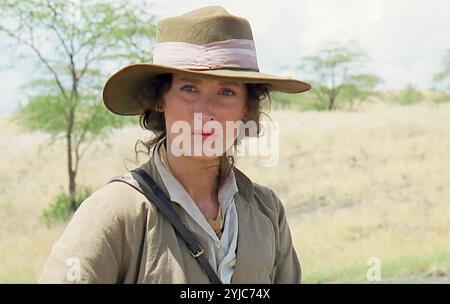 OUT OF AFRICA 1985 Universalfilm mit Meryl Streep als Baroness Karen von Blixen Stockfoto