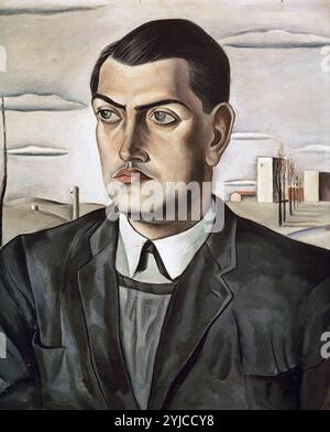 Retrato de Luis Buñuel. (1900-1983). Cineasta español vinculado a la Generación del 27. Museum: Colección Luis Buñuel. Autor: SALVADOR DALI. Stockfoto