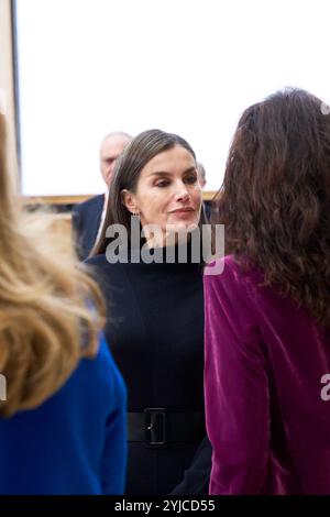 Madrid, Madrid, Spanien. November 2024. Königin Letizia von Spanien nimmt am 14. November 2024 im El Prado Museum in Madrid, Spanien Teil (Foto: © Jack Abuin/ZUMA Press Wire). Nicht für kommerzielle ZWECKE! Stockfoto