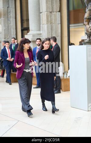 Madrid, Madrid, Spanien. November 2024. Königin Letizia von Spanien nimmt am 14. November 2024 im El Prado Museum in Madrid, Spanien Teil (Foto: © Jack Abuin/ZUMA Press Wire). Nicht für kommerzielle ZWECKE! Stockfoto