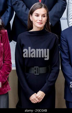 Madrid, Spanien. November 2024. Königin Letizia von Spanien nimmt am 14. November 2024 am 25. Jahrestag der Aequitas-Stiftung im El Prado Museum in Madrin Teil. Foto: Archie Andrews/ABACAPRESS. COM Credit: Abaca Press/Alamy Live News Stockfoto