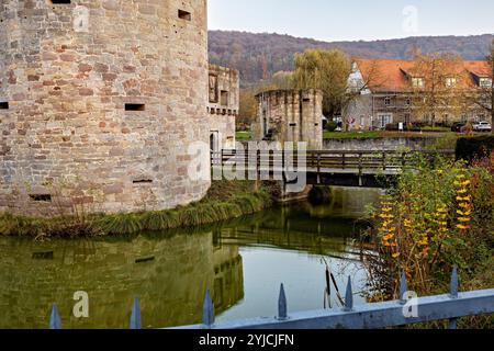 Die Burgruine Friedewald in Hessen Stockfoto