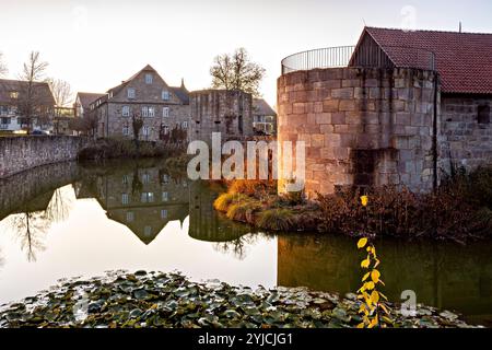 Die Burgruine Friedewald in Hessen Stockfoto