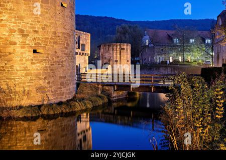 Die Burgruine Friedewald in Hessen Stockfoto