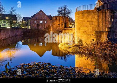 Die Burgruine Friedewald in Hessen Stockfoto