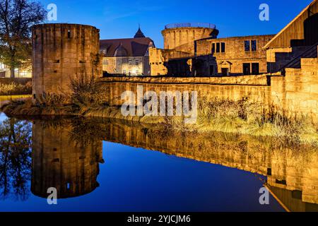 Die Burgruine Friedewald in Hessen Stockfoto