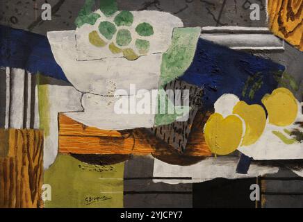 Georges Braque (1882-1963). Französische Maler. Immer noch Leben, 1920. National Gallery. Oslo. Norwegen. Stockfoto