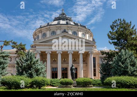 Rumänische Athenäum, Bukarest, Rumänien Stockfoto