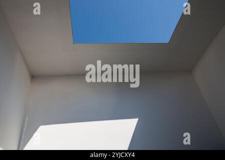 Antony Gormley Time Horizon und Skyspace in Houghton Hall Stockfoto