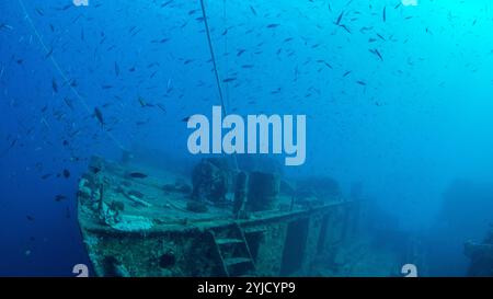 Wrackbogen von ss thistlegorm Red Sea Stockfoto