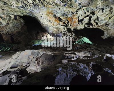 Besuchergalerie der Steinkaulenberg Edelsteinbergwerke, Schaubergwerk in Idar-Oberstein, Rheinpland-Pfalz, Deutschland, Europa Stockfoto