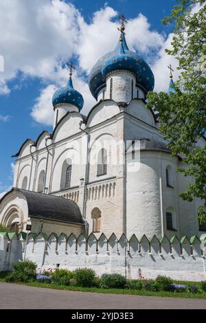 Die Geburtskirche der seligen Jungfrau Maria vom Suzdal Kreml. Stockfoto
