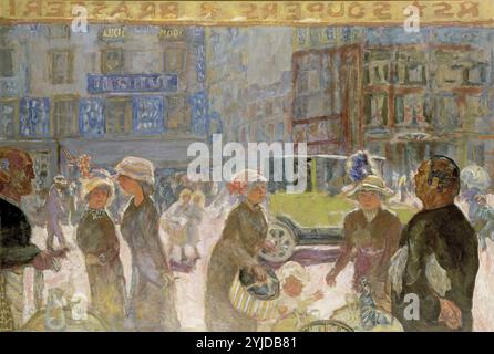 Place de Clichy. Museum: Musée des Beaux-Arts et d’Archéologie, Besancon. Autor: PIERRE BONNARD. Copyright: Dieses Bildmaterial ist nicht gemeinfreie Inhalte. Es liegt in Ihrer Verantwortung, vor der Veröffentlichung alle erforderlichen Genehmigungen Dritter vom Urheberrechtler in Ihrem Land einzuholen. Stockfoto