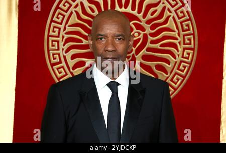 Denzel Washington nimmt an der „Gladiator II“ The Royal Film Performance und Global Premiere im odeon Luxe in London Teil. Stockfoto