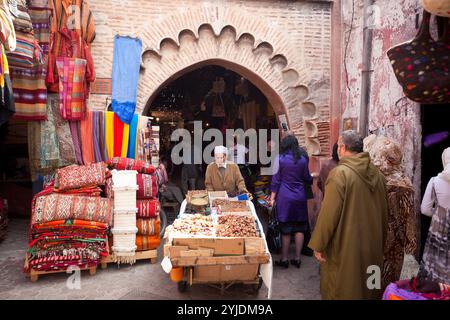 Souk, Marrakesch (Marrakech), Marokko Stockfoto