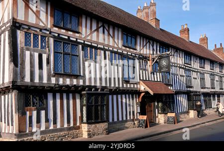 Falcon Hotel, Chapel Street, Stratford upon Avon, England, Großbritannien Stockfoto