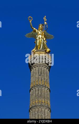 Siegessäule in Berlin, Deutschland, Siegessaeule in Berlin Stockfoto
