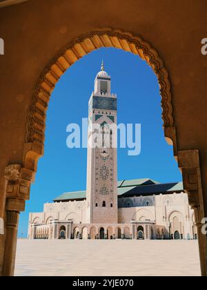 Mosquee Hassan II, Casablanca, Marokko Stockfoto