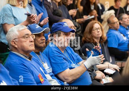 Februar 2024. Boston, MA. Lobby Day Für Ältere Erwachsene. Massachusetts Senior Action Council. Hunderte besuchten den "Old Adult Lobbytag" im ett Stockfoto