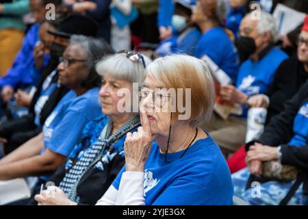 Februar 2024. Boston, MA. Lobby Day Für Ältere Erwachsene. Massachusetts Senior Action Council. Hunderte besuchten den "Old Adult Lobbytag" im ett Stockfoto