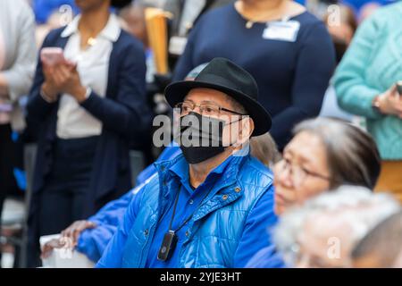 Februar 2024. Boston, MA. Lobby Day Für Ältere Erwachsene. Massachusetts Senior Action Council. Hunderte besuchten den "Old Adult Lobbytag" im ett Stockfoto