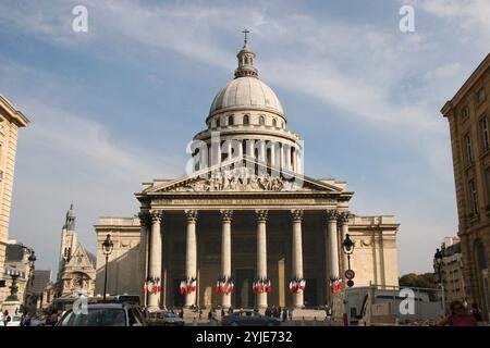 Frankreich. Paris. Das Panthéon. Stil des Neoklassizismus. 1758-1790. Architekt: Jacques-Germain Soufflot und Jean-Baptiste Rondelet. Stockfoto