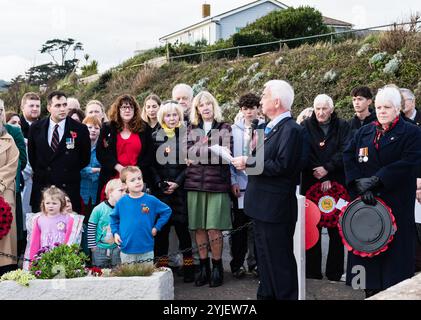 Gedenkgottesdienst im Budleigh Salterton. Stockfoto