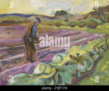 Die Sämaschine. Museum: PRIVATE SAMMLUNG. Autor: EDVARD MUNCH. Stockfoto