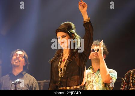 Die finnische Blues- und Blues-Rock-Sängerin und Songwriterin Ina Forsman im Konzert an der Limoges Opera anlässlich der Eröffnung der 19. Eclats d’Email Jazz Edition Fes Stockfoto