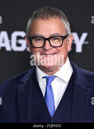 London, Großbritannien. November 2024. Hugh Bonneville kommt im Agency Screening, Rosewood Hotel an. Quelle: Doug Peters/EMPICS/Alamy Live News Stockfoto