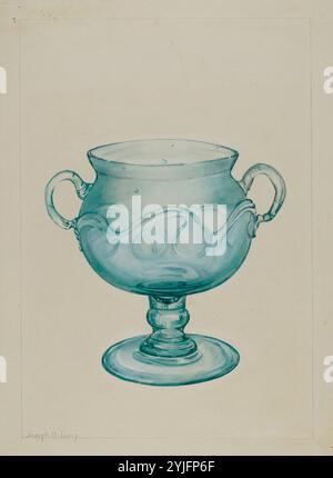 Sugar Bowl. Vom: C. 1940. Maße: gesamt: 30,3 x 22,5 cm (11 15/16 x 8 7/8 in.). Medium: Aquarell, Graphit und gouache auf Karton. Museum: Nationalgalerie, Washington DC. Autor: Joseph Delaney. Stockfoto