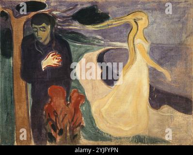 Trennung. Datum/Zeitraum: 1896. Malerei. Öl auf Leinwand. 96 x 127 cm. Autor: EDVARD MUNCH. Stockfoto