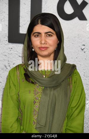 Westwood, ca. 14. November 2024. Malala Yousafzai bei der LA-Premiere von Bread & Roses im Hammer Museum am 14. November 2024 in Los Angeles, Kalifornien, Credit: Jeffrey Mayer/Media Punch/Alamy Live News Stockfoto