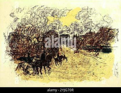 Der Arc de Triomphe (L'Arc de Triomph). Abmessungen: 41 cm x 56,3 cm, 31 cm x 46 cm. Museum: Van Gogh Museum, Amsterdam. Autor: PIERRE BONNARD. Stockfoto