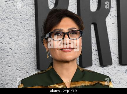 Westwood, USA. November 2024. Sahra Mani kam am 14. November 2024 in Westwood, CA. Zur Premiere von Apple Original Films „Bread & Roses“ in Los Angeles, die im Hammer Museum stattfand. © ALO/AFF-USA.com Credit: AFF/Alamy Live News Stockfoto