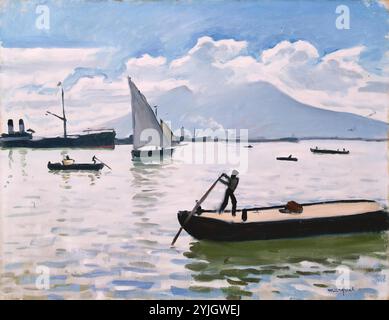 „Bucht von Neapel“. Frankreich, 1909. Abmessungen: 62x80,3 cm. Museum: Staatliche Eremitage, St. Petersburg. Autor: ALBERT MARQUET. Stockfoto