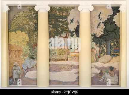 "Das Mittelmeer. Triptychon (zentrale Panel)". Frankreich, 1911. Abmessungen: 407 x 152 cm. Museum: Staatliche Eremitage, St. Petersburg. Autor: Pierre Bonnard. Stockfoto