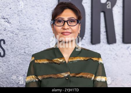 Los Angeles, Usa. November 2024. LOS ANGELES, KALIFORNIEN, USA – 14. NOVEMBER: Sahra Mani kommt zur Los Angeles Premiere von Apple Original Films 'Bread and Roses', die am 14. November 2024 im Hammer Museum in Los Angeles, Kalifornien, USA stattfindet. (Foto: Xavier Collin/Image Press Agency) Credit: Image Press Agency/Alamy Live News Stockfoto