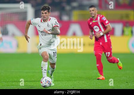 AC Mailand's Christian Pulisic während des Fußballspiels der Serie A zwischen AC Monza und AC Milan im U-Power Stadium in Monza, Norditalien - Samstag, den 02. November 2024. Sport - Fußball . (Foto: Spada/Lapresse) Stockfoto