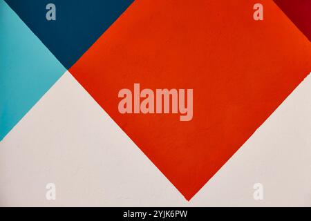 Mehrfarbiger abstrakter texturierter Hintergrund. Weiß, rot, blau, orange Stockfoto