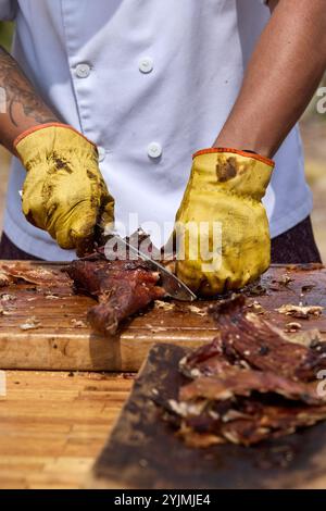 Mendoza, Argentinien. 03-10-2020. Argentinisches traditionelles Essen. Stockfoto