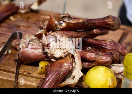 Mendoza, Argentinien. 03-10-2020. Argentinisches traditionelles Essen. Stockfoto