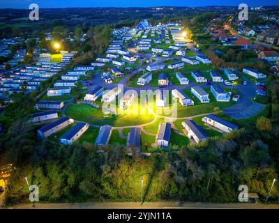 Combe Haven Holiday Park in der Nähe von Hastings Stockfoto