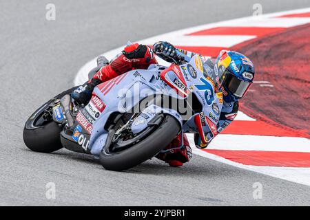 Circuit de Barcelona, Barcelona, Katalonien, Spanien. November 2024. 2024 MotoGP Motul Solidarity Grand Prix von Barcelona, Free Practice Day; Alex Marquez von The Gresini Racing tritt während des Free Practice an Credit: Action Plus Sports/Alamy Live News Stockfoto