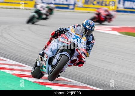 Circuit de Barcelona, Barcelona, Katalonien, Spanien. November 2024. 2024 MotoGP Motul Solidarity Grand Prix von Barcelona, Free Practice Day; Alex Marquez von The Gresini Racing tritt während des Free Practice an Credit: Action Plus Sports/Alamy Live News Stockfoto